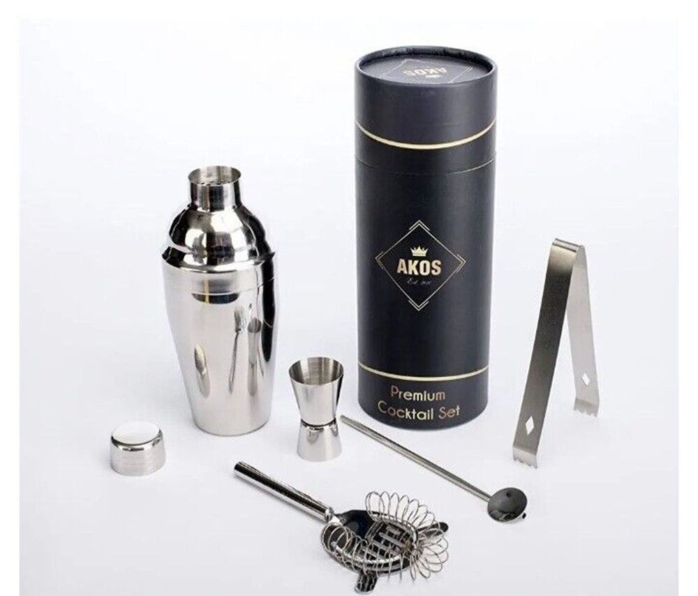 Akos Cocktail Mixer Set New Shaken Not Stirred Barware